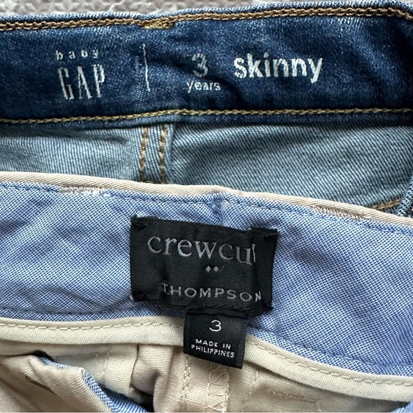 Gap Distressed Jeans J Crew Factory Khaki Pants 3T - Picture 2 of 9